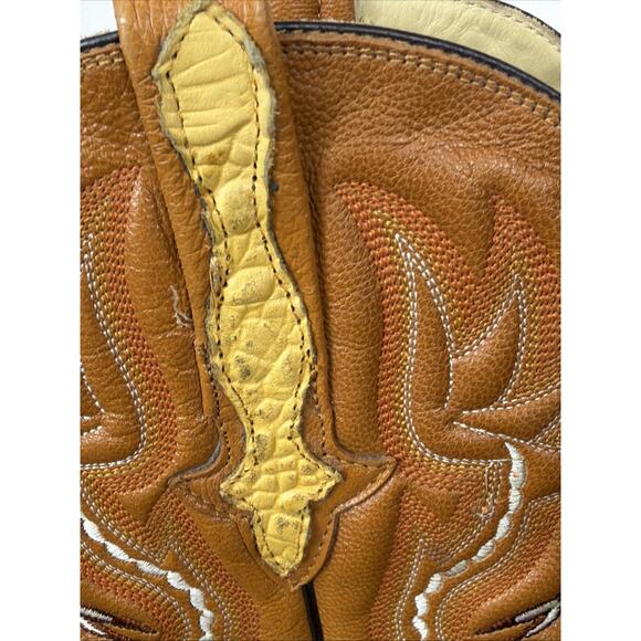 Durango Embroidery Alligator Western Boots Embossed Leather Mens 9.5 27 MEXICO main image 8